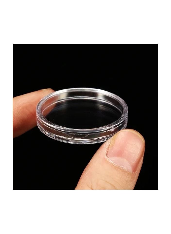 null - 1-Set Plastic Box Coin Collection Holder With Capsules Case,Commemorative Coin Holder Display Cases,Collection 100 Coins Less Than 27MM - Image 1