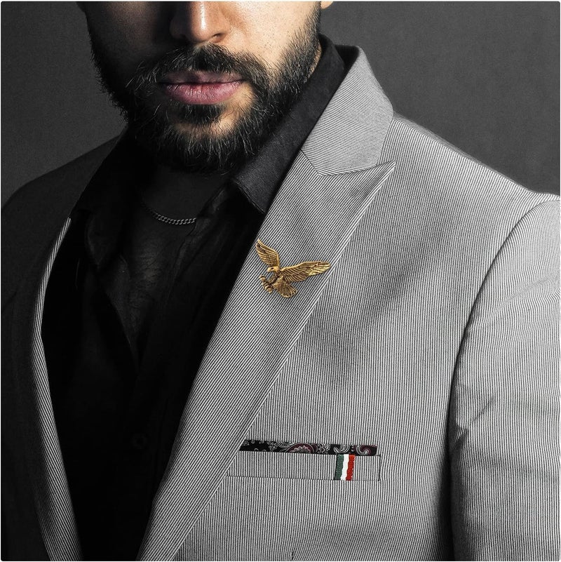 Wynameleri Lapel Pin Brooch with Luxury Gift Box - Men's Fashion Accessory - Image 3