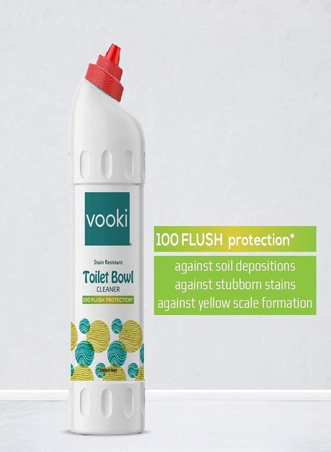 Vooki Ecofriendly Toilet Cleaner liquid and Disinfectant Floor & Surface Cleaner, Home and Commercial Use - 500 Ml Each, (Combo Pack of 2) - Image 3