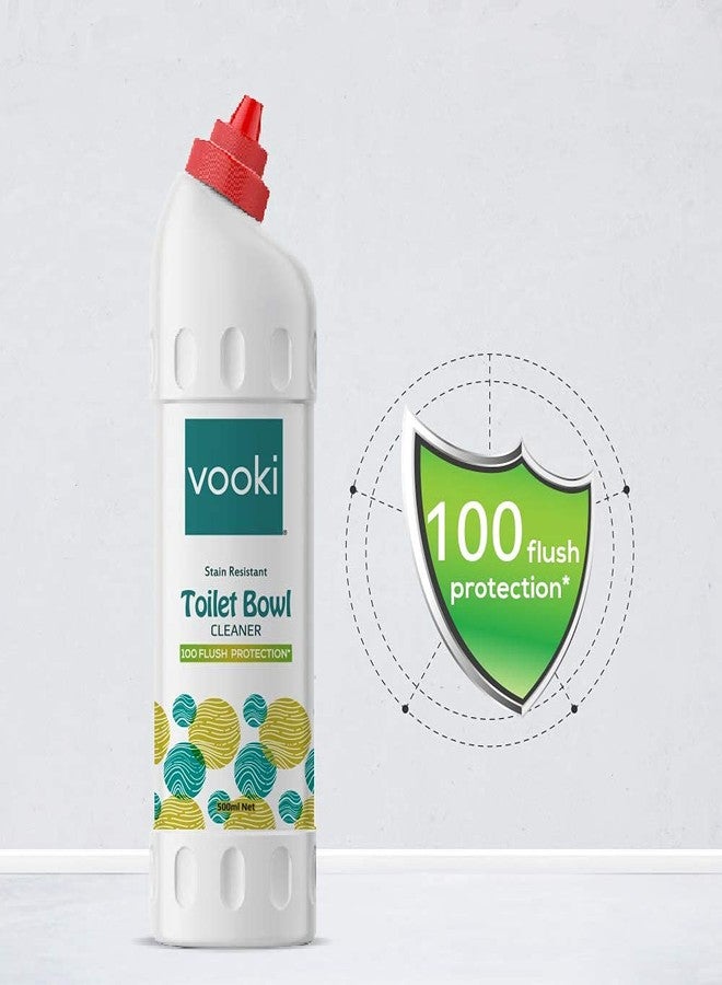 Vooki Ecofriendly Toilet Cleaner liquid and Disinfectant Floor & Surface Cleaner, Home and Commercial Use - 500 Ml Each, (Combo Pack of 2) - Image 2