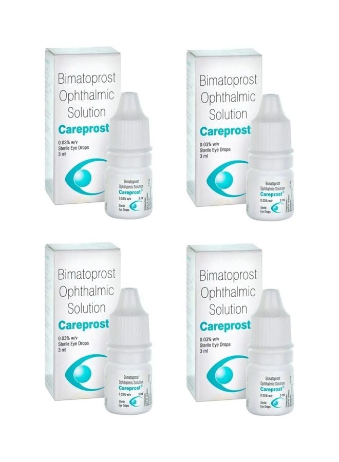 4-Piece Bimatoprost Ophthalmic Solution 4 x 3ml