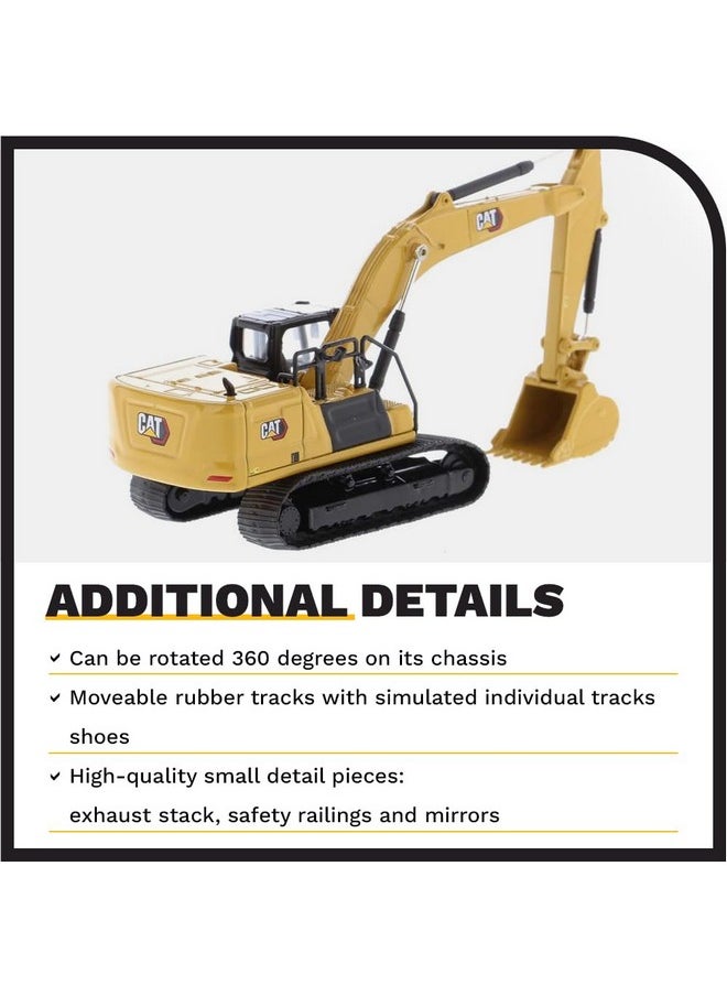 Diecast Masters Diecast Masters 1:87 Scale Caterpillar 336 Next Generation Hydraulic Excavator | HO Scale Series Collectible Cat Truck & Construction Equipment Model 85658  - Image 5