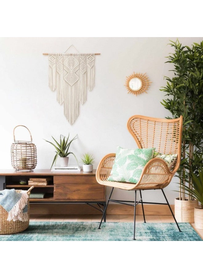Home Gallery Large Size Handmade Macrame Wall Hanging Handmade  - Image 5