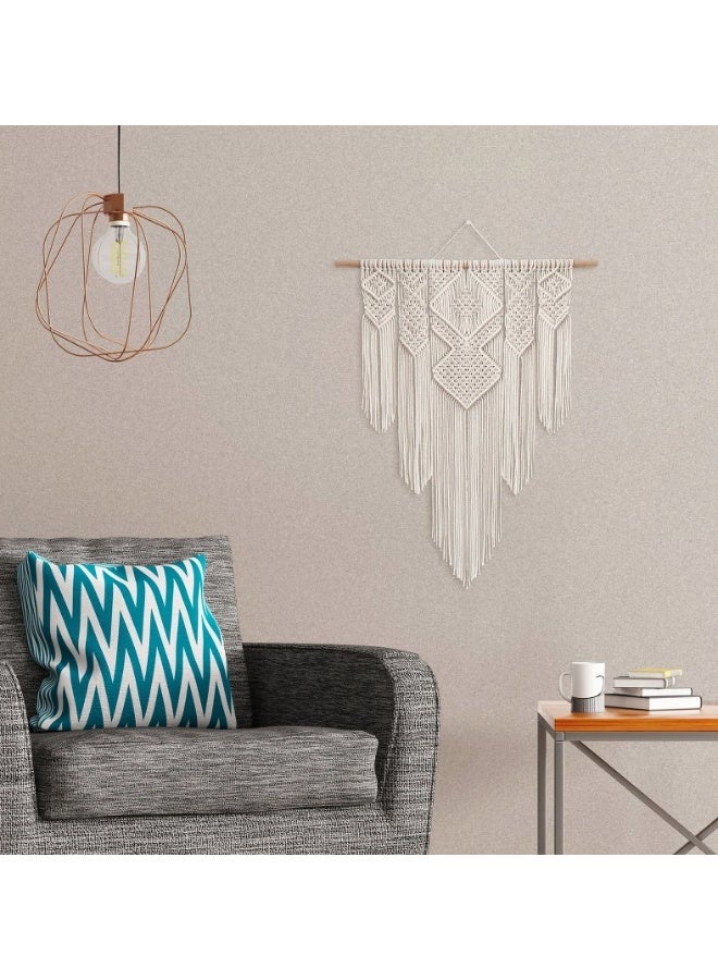 Home Gallery Large Size Handmade Macrame Wall Hanging Handmade  - Image 1