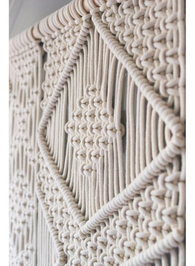 Home Gallery Large Size Handmade Macrame Wall Hanging Handmade  - Image 4