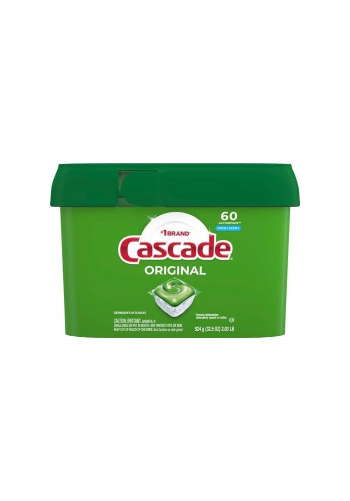 Cascade ActionPacs Fresh Scent Dishwasher Detergent - 60 Count - Image 2