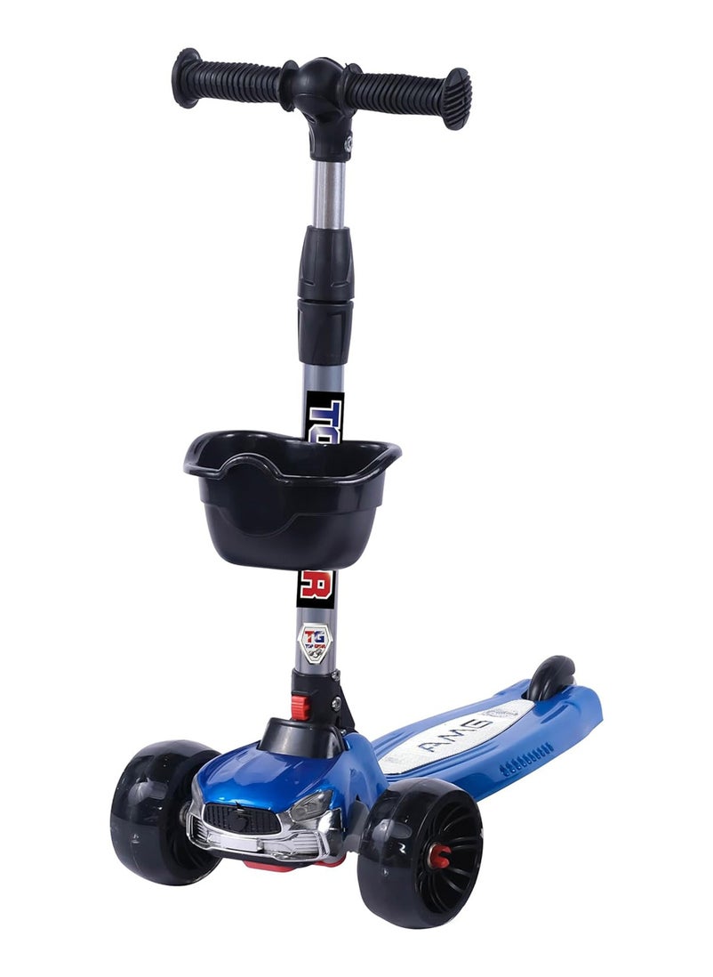 Top Gear Top Gear Kick Scooter TG 646 for Kids Ages 3-10 - Foldable - 3 Wheel Scooter and Adjustble Height - Blue  - Image 1