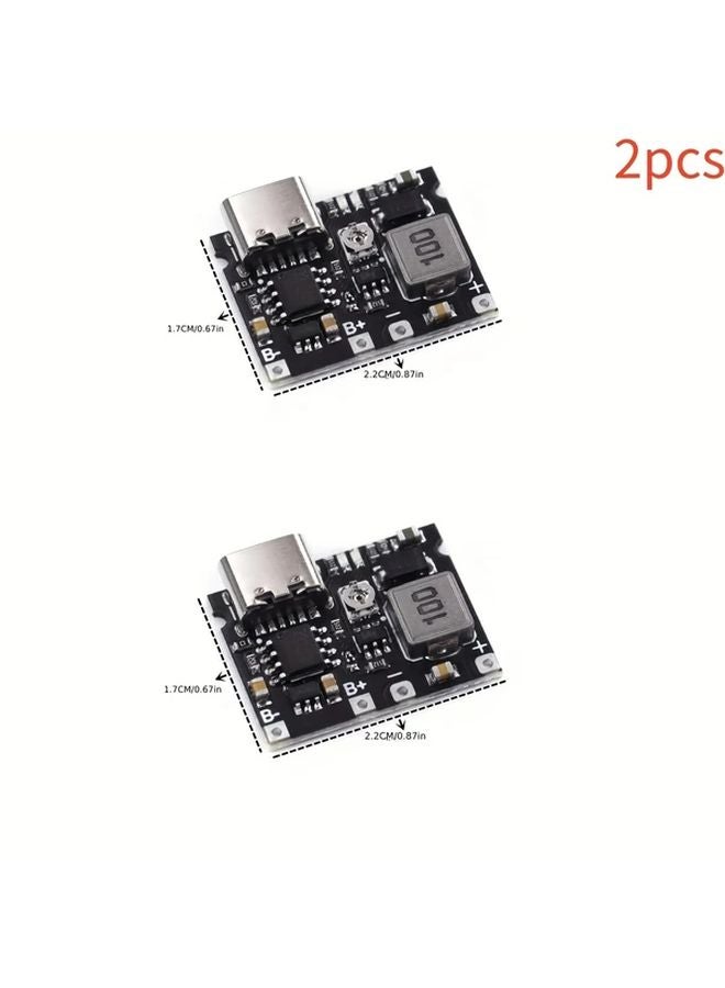 قطعتين 3.7 فولت إلى 9 فولت وحدة محول تعزيز مع بطارية 18650 منظم جهد قابل للتعديل - Image 3