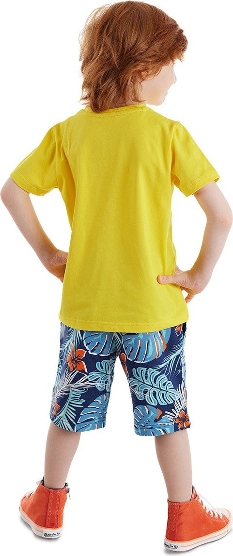 Denokids Hawaiian Pirate Boy Shorts Set  - Image 2