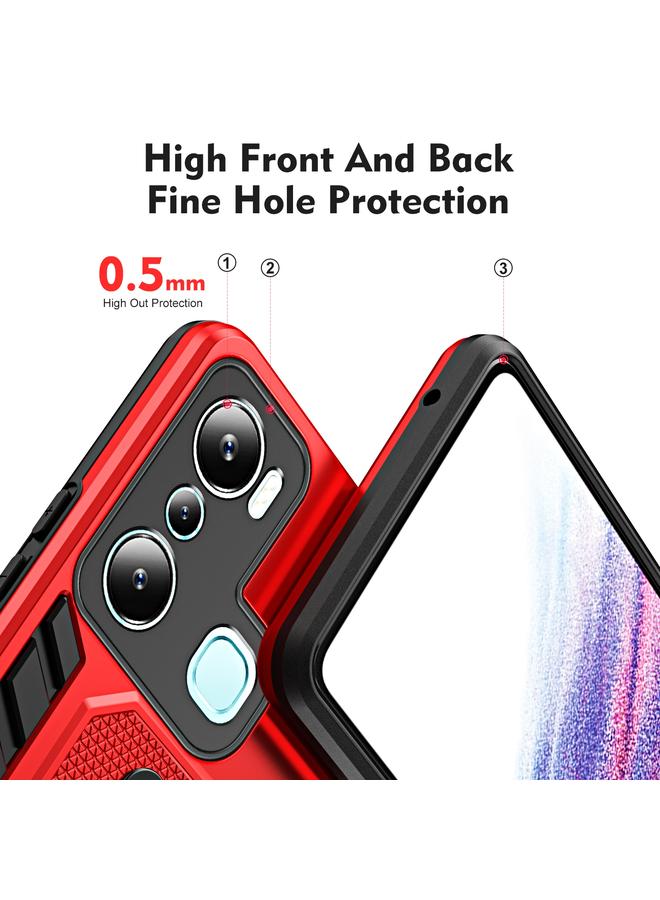 اس-توب جراب لهاتف Infinix Hot 20i X665E Variety Brave Armor مع حامل إصبع - Image 4