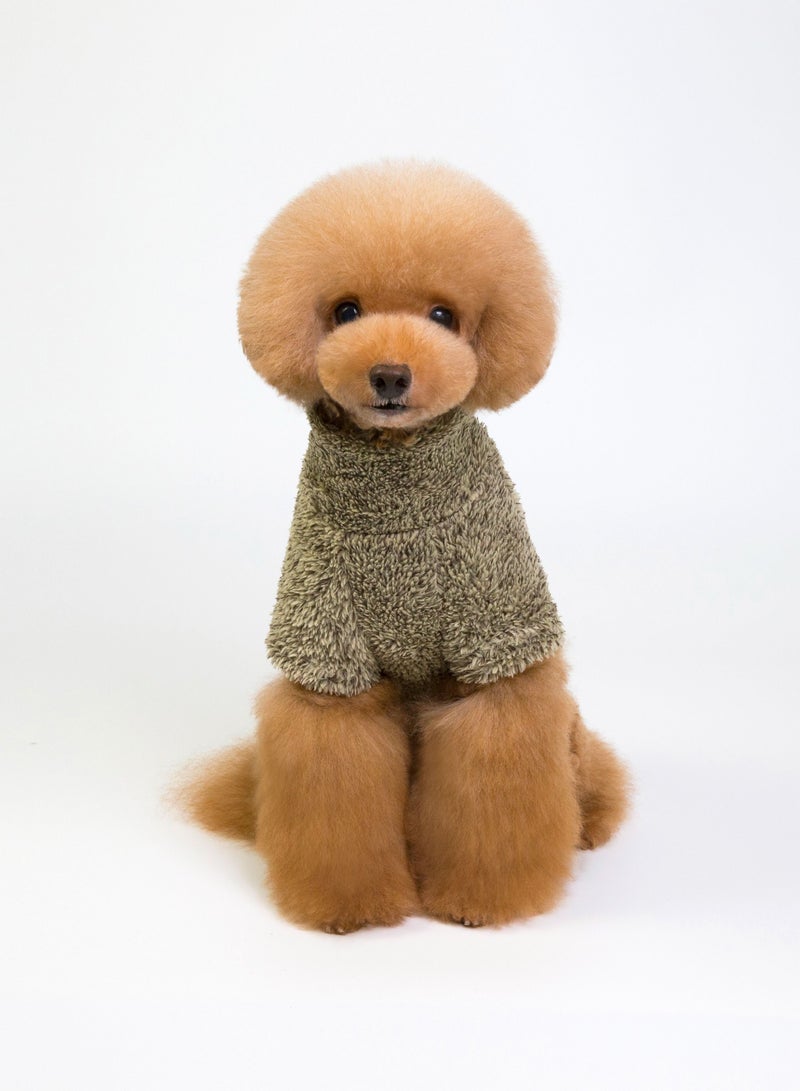 Loquat Warm thick dog clothes Brown - Image 1