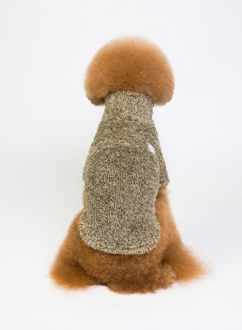 Loquat Warm thick dog clothes Brown - Image 3