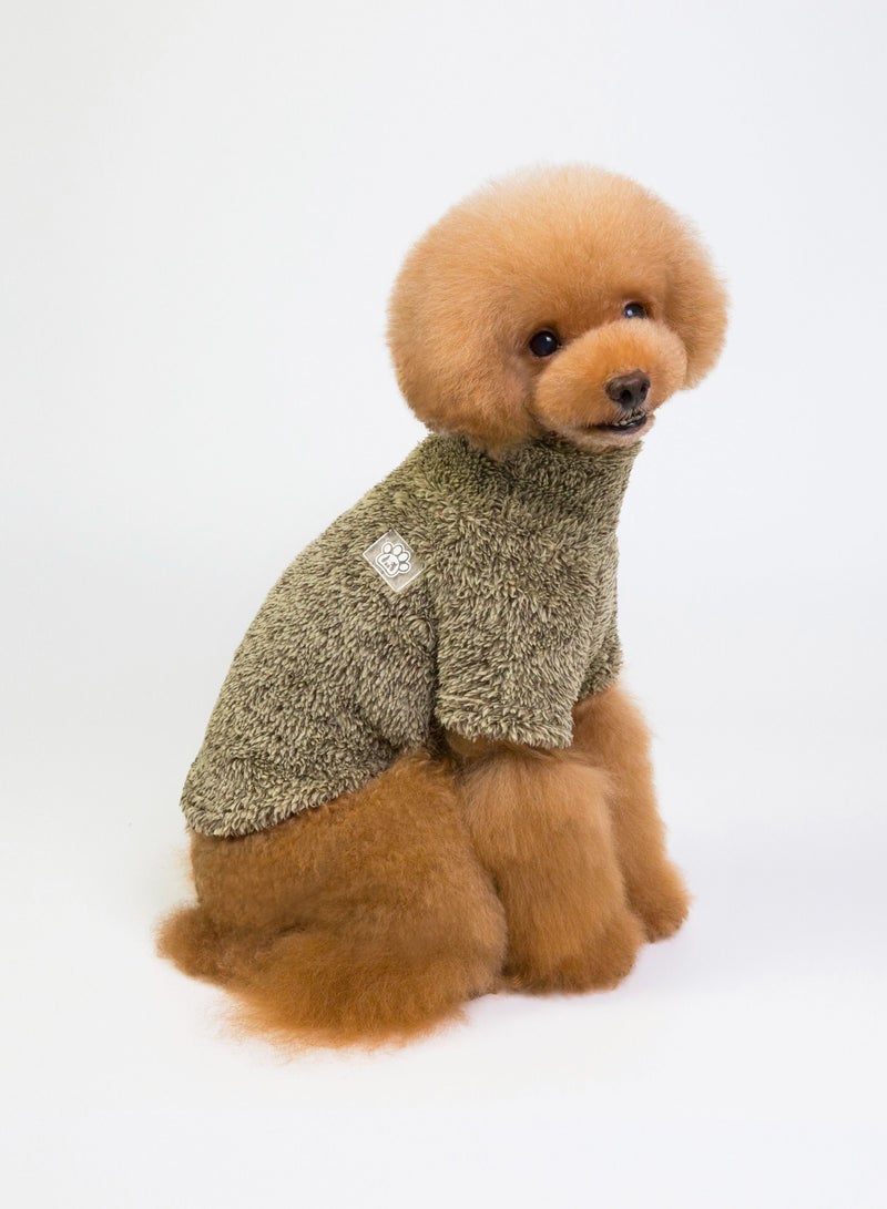 Loquat Warm thick dog clothes Brown - Image 2