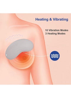 TIANER Rechargeable Lactation Massager Breast Soft Massager for feeding Heat and Vibration Adjustable for Feeding Improve Milk Flow  - Image 3