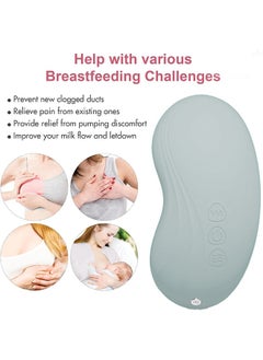 TIANER Rechargeable Lactation Massager Breast Soft Massager for feeding Heat and Vibration Adjustable for Feeding Improve Milk Flow  - Image 2