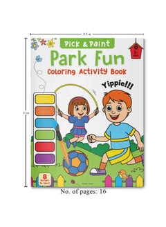 Wonder House Books Pick And Paint Coloring Activity Book For Kids: Park Fun  - Image 3