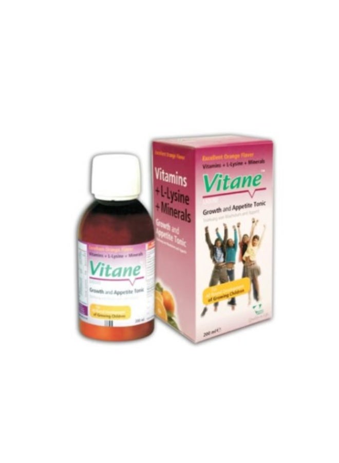 فايتين شراب فيتان السائل، مقوي للنمو والشهية