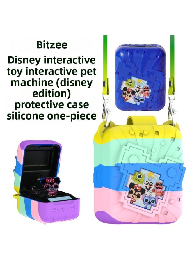 Generic - Suitable For Bitzee 3 Generation Interactive Toy Pet Machine Silicone Protective Cover Latest Version Conjoined Shell-Product Color:Blue(c54) - Image 1