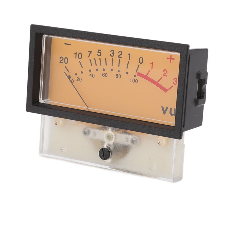 VU Meter Header: 12V 40mA Backlight Pointer Dial - High Accuracy Real-Time Display Audio Level Meter for DIY, Recording Studio, Home And Car Audio Equipment - Image 2