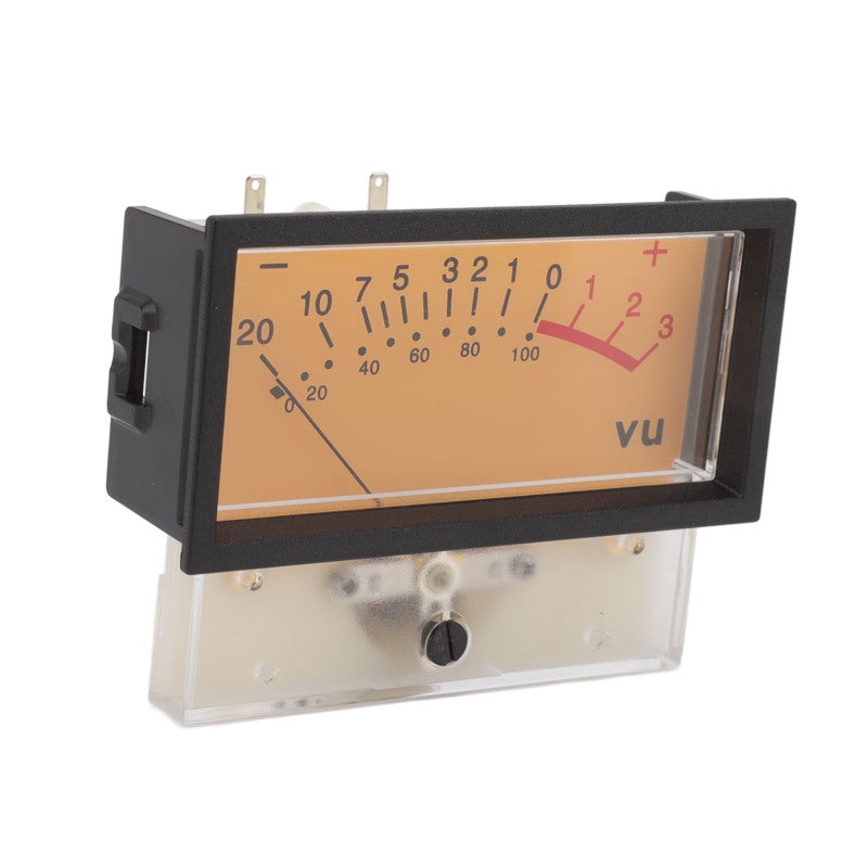 VU Meter Header: 12V 40mA Backlight Pointer Dial - High Accuracy Real-Time Display Audio Level Meter for DIY, Recording Studio, Home And Car Audio Equipment - Image 4