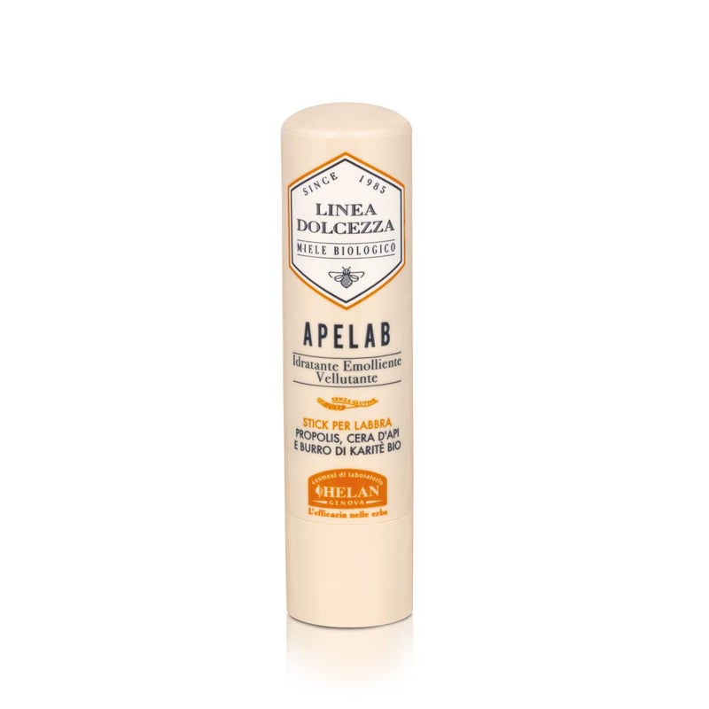 Helan Linea Dolcezza - Apelab Lip Balm in Stick with Shea Butter, Beeswax & Propolis Against Chapping - Lip Repair from Sun & Cold, Soothing and Moisturizing Action for Lip Care Made in Italy, 4 fl oz - Image 1