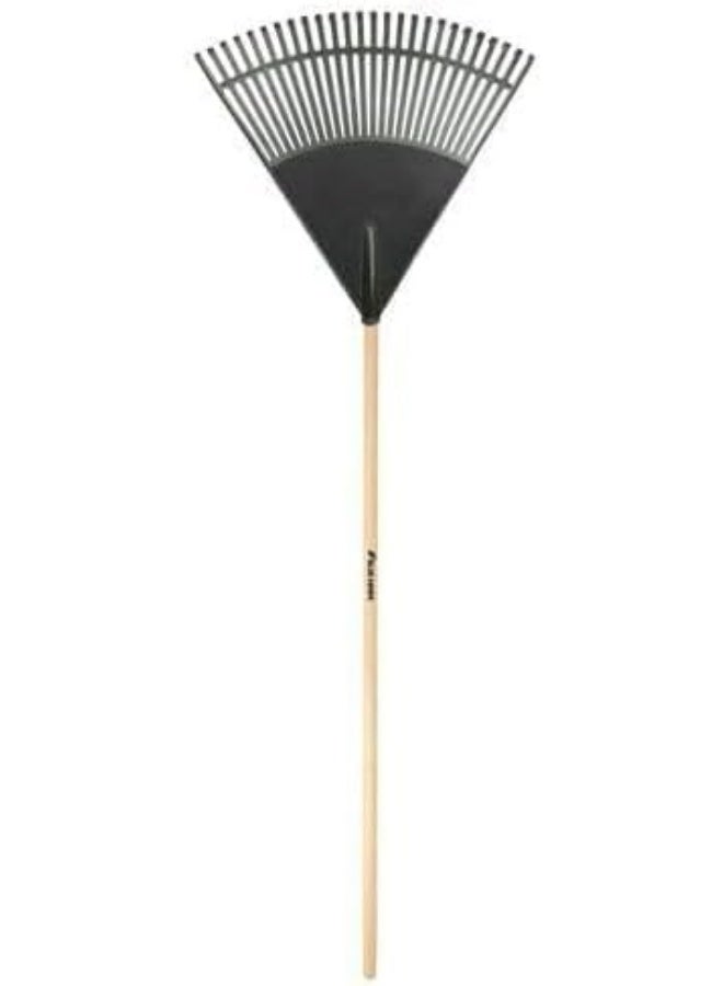 شوكة بلاستيكية بمقبض خشبي - Image 2