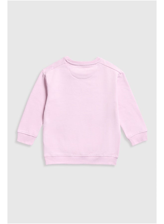mothercare بلوزة رياضية طويلة باللون الوردي  - Image 1