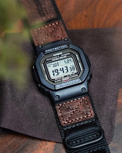 DAVILANE 16mm Watch Band Strap for Casio Mens GShock DW56008900GA100110120GD100110120GW6900GWM5610Upgraded Three Buckles Nylon Watch Band - Image 3