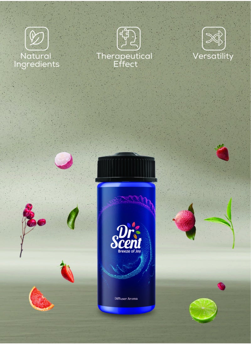 Dr Scent - Diffuser Aroma Story: Captivating Blend of Bergamot, Lychee, and Lavender, with Rich Undertones of Agarwood, Caramel, and White Musk - A Fragrant Symphony of Exquisite Notes - 170ml - Image 1