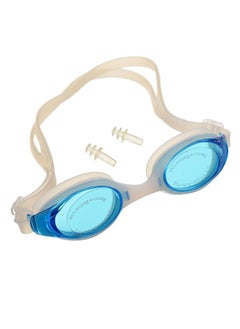 Generic Silicone swimming glasses with ear plugs and zoom-proof lenses  - Image 1