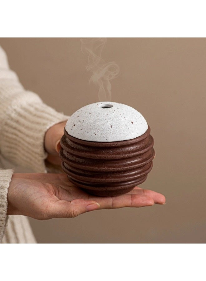 ShebSheb Creative Beehive Resin Incense Burner – Serene Atmosphere Aromatherapy Furnace, Perfect for Yoga, Meditation, and Reading - Image 1