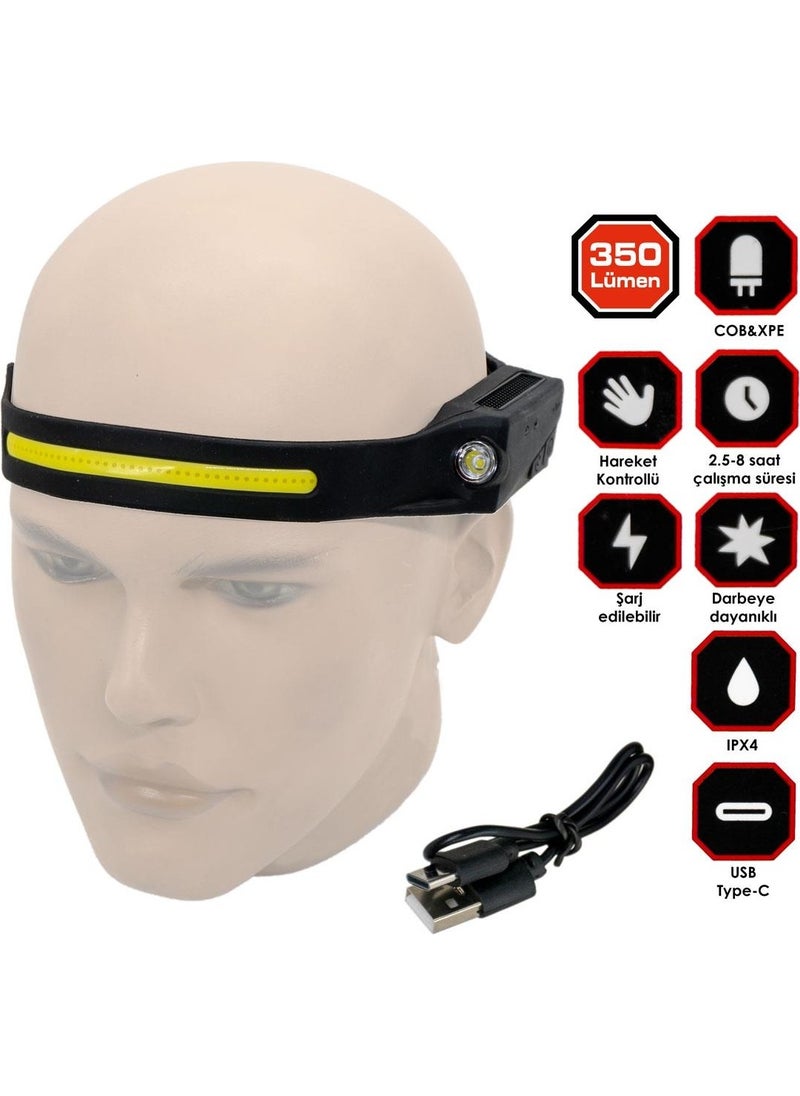ROX 0228 Rechargeable LED Headlamp 350 Lumen  - Image 1