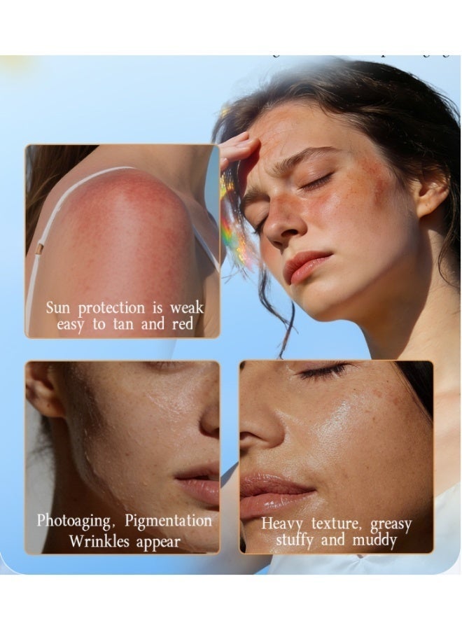 MELAO SPF 50+ PA++++ Sunscreen Stick | Portable Solid Sunscreen with Ceramide & Vitamin E | UV Protection & Hydrating for Face & Body, Travel-Friendly (15g) - Image 5