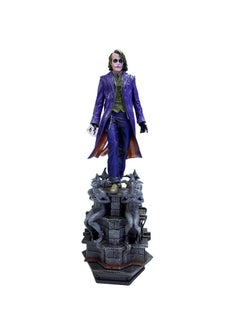 General DC Dark Knight Batman Brazilian Factory Heath Ledger Joker 1/10 Scene Resin GK Statue Model Figure  - Image 1