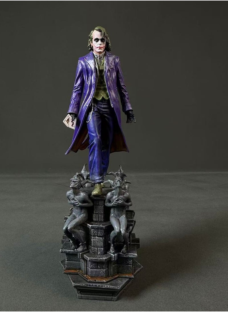 General - DC Dark Knight Batman Brazilian Factory Heath Ledger Joker 1/10 Scene Resin GK Statue Model Figure - Image 1