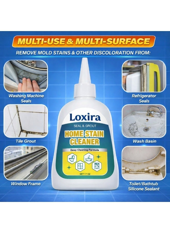 Loxira Mold Stain Remover Gel, Heavy Duty Black Mold Cleaner for Shower, Tile, Grout, Washing Machine Seal, No Scrub, Fast Acting - Image 2