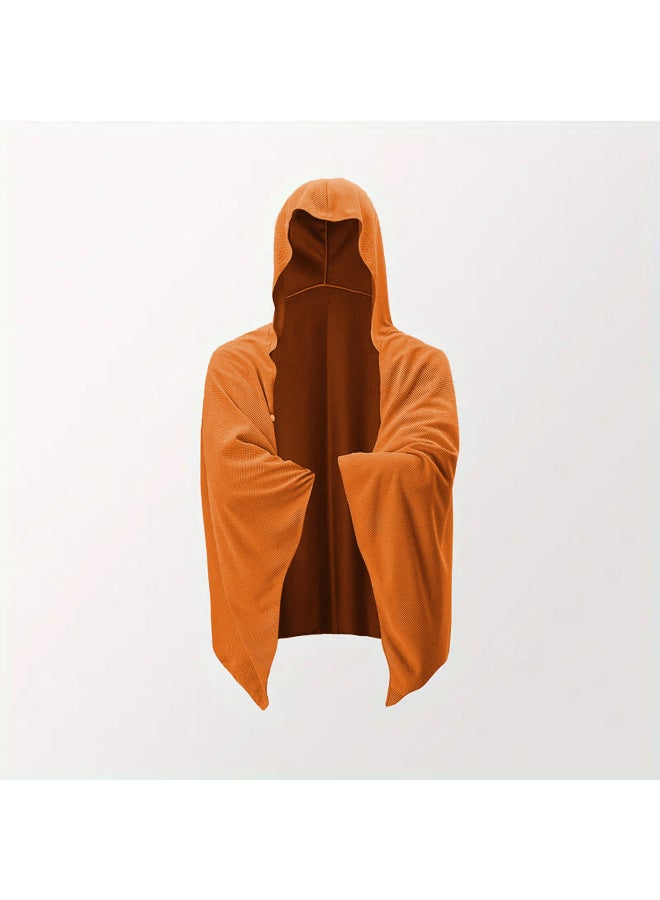 Customized Cold Sun Protection Cape Bath Towel Quick-drying Absorbent Sunshade Shawl Quick-drying Towel Cold Outdoor Sports