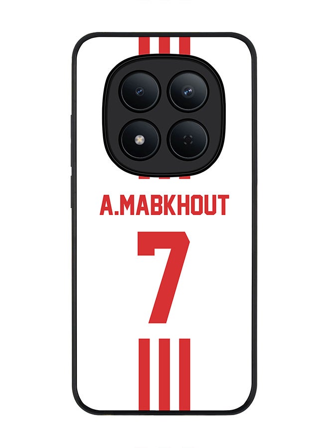 For Xiaomi Redmi Note 15 Pro 5G Case,Slim fit Camera Protection, Shockproof Thin Phone cover  - Football - UAE,  A.Mabkhout