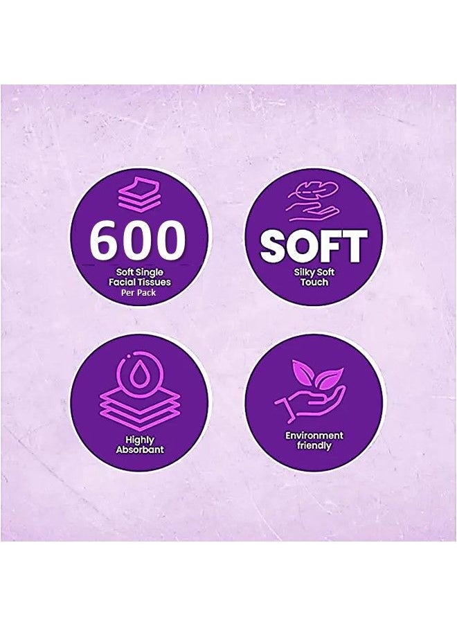 Ghena Ghena Soft Paper Tissues Skin Friendly Highly Absorbent White Paper Face Towel - 12000 Pcs  - Image 3
