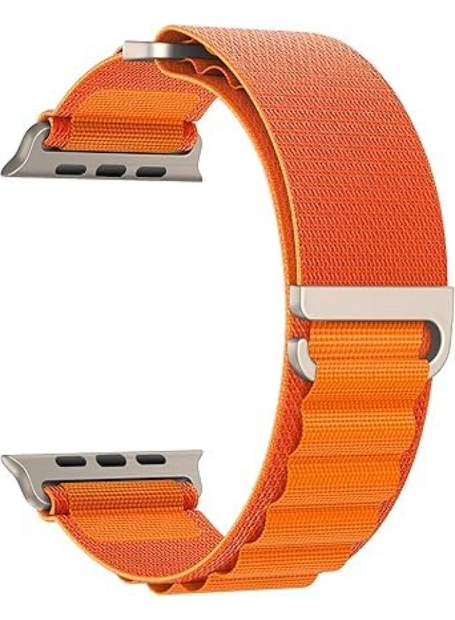 Next Store Patented Adjustable Nylon Strap Compatible with Apple Watch Ultra 2/Ultra/Series SE/10/9/8/7/6/5/4/2/1 (49/46/45/44mm) – Men & Women