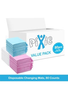 Disposable Changing Mats, 80 Counts, Soft Waterproof Mat, Portable Leak Proof Changing Mat, New Mom Leak-Proof Under pad, Mattress Table Protector Pad - pzsku/Z2976D740393139439C3AZ/45/_/1678089346/85b8cd15-e1af-4be4-9b2b-7d998865dc4e