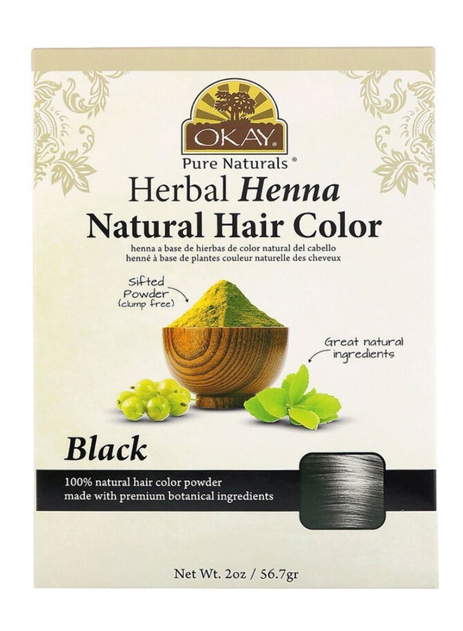 OKAY Herbal Henna Natural Hair Color Black - Image 1
