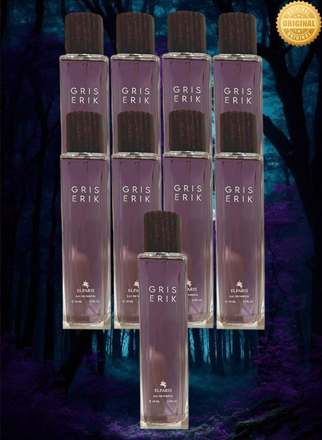 FARIS 9 Pieces Gris Erik Perfume 100ml EDP - Image 1