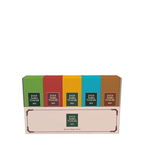 EST 1923 - EYUP SABRI TUNCER EAU DE COLOGNE 16 ML GLASS BOTTLE SET1 - 5 bottles in one set - Image 1