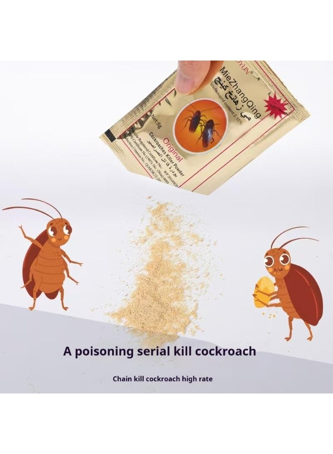 Miezhang Qing Cockroach Killing Powder Killer Bait Stations/Cockroach Trap Effectively Roach Contro - Group Spread Effectively Roach Control 1 PC - Image 2