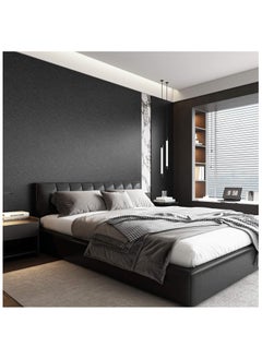 Anna Waterproof Moisture-Proof Self-Adhesive Linen Fabric Wallpaper for Home and Hotel Bathrooms  - Image 2