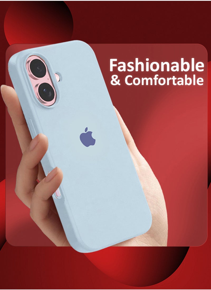 CATANES (for iPhone 16 Plus) 2 Pack Case and Screen Protector, Slim Silicone Case, Full Covered Anti Scratch Shockproof Protective Cover  - Image 3