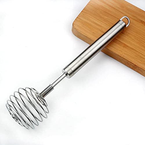 DHRUSIMI Kitchen Balloon Whisk, Stainless Steel Spring Egg Beater Milk Whipper for Blending, Whisking, Beating, or Stirring - Image 1