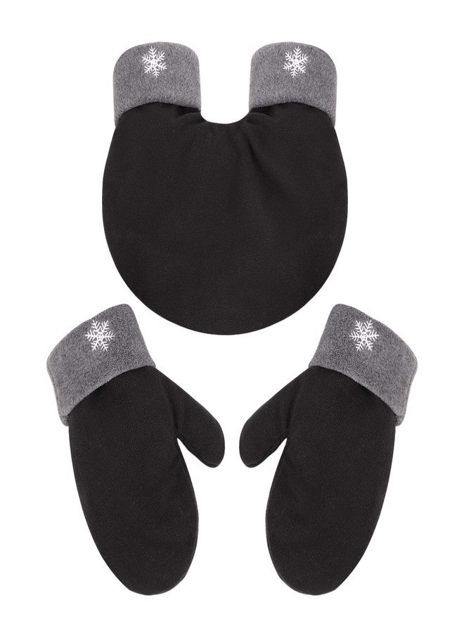 IPENNY Christmas Gloves for Couples Lovers, Winter Warm Hand Holding Mittens Christmas Gift - Image 2