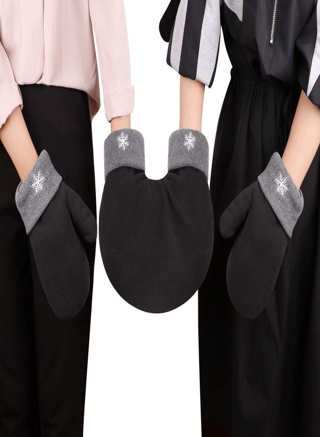 IPENNY Christmas Gloves for Couples Lovers, Winter Warm Hand Holding Mittens Christmas Gift - Image 1